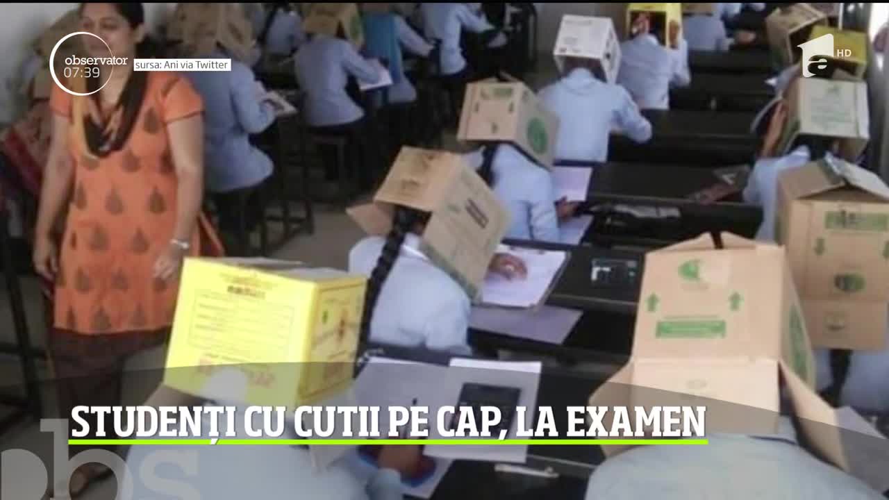 Copiatul la examene este o practică cu tradiţie. Cum au &icirc;ncercat profesorii de la un colegiu din India să-i ţină pe elevi departe de fiţuici