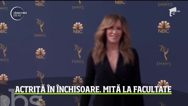 Actriţa Felicity Huffman va sta 14 zile &icirc;n spatele gratiilor