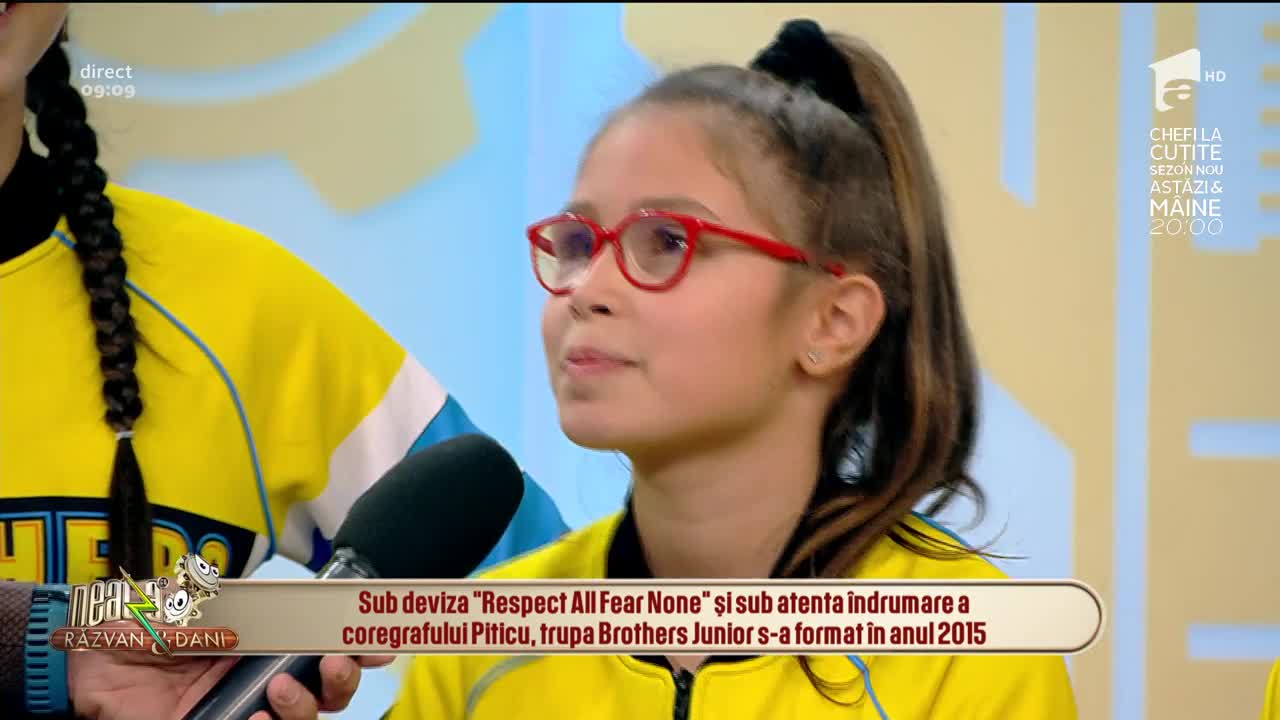 Trupa Brothers Junior, street dance spectaculos la Neatza cu Răzvan și Dani