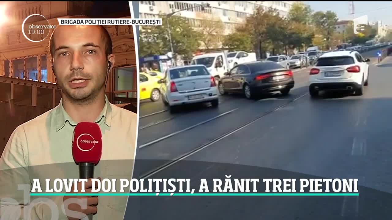 Cursă infernală a unui şofer inconştient prin Bucureşti. Bărbatul a circulat pe contrasens sute de metri p&acirc;nă c&acirc;nd a fost oprit de poliţie