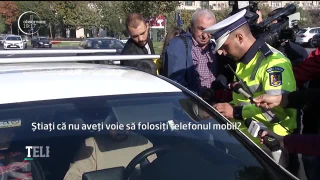 Şoferii bucureşteni nu se despart de telefon la volan, chiar dacă acest lucru &icirc;i costă 1.200 de lei