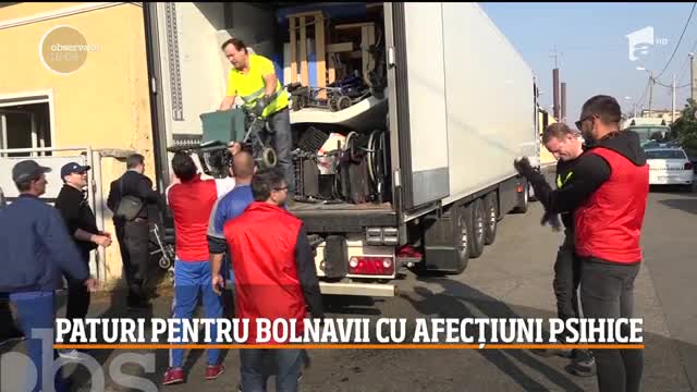 Secţia de Psihiatrie a Spitalului Judeţean din Drobeta-Turnu Severin, nerenovată de două decenii, a primit paturi noi şi alte piese de mobilier, din partea unei fundaţii din Germania