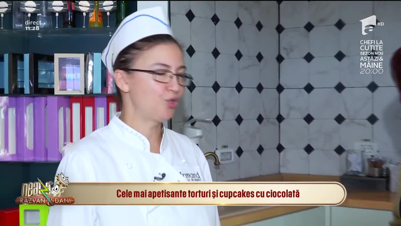 Neatza cu Răzvan și Dani. Ciocolata, desertul preferat al amatorilor de dulciuri. Rețete de torturi și cupcakes cu ciocolată