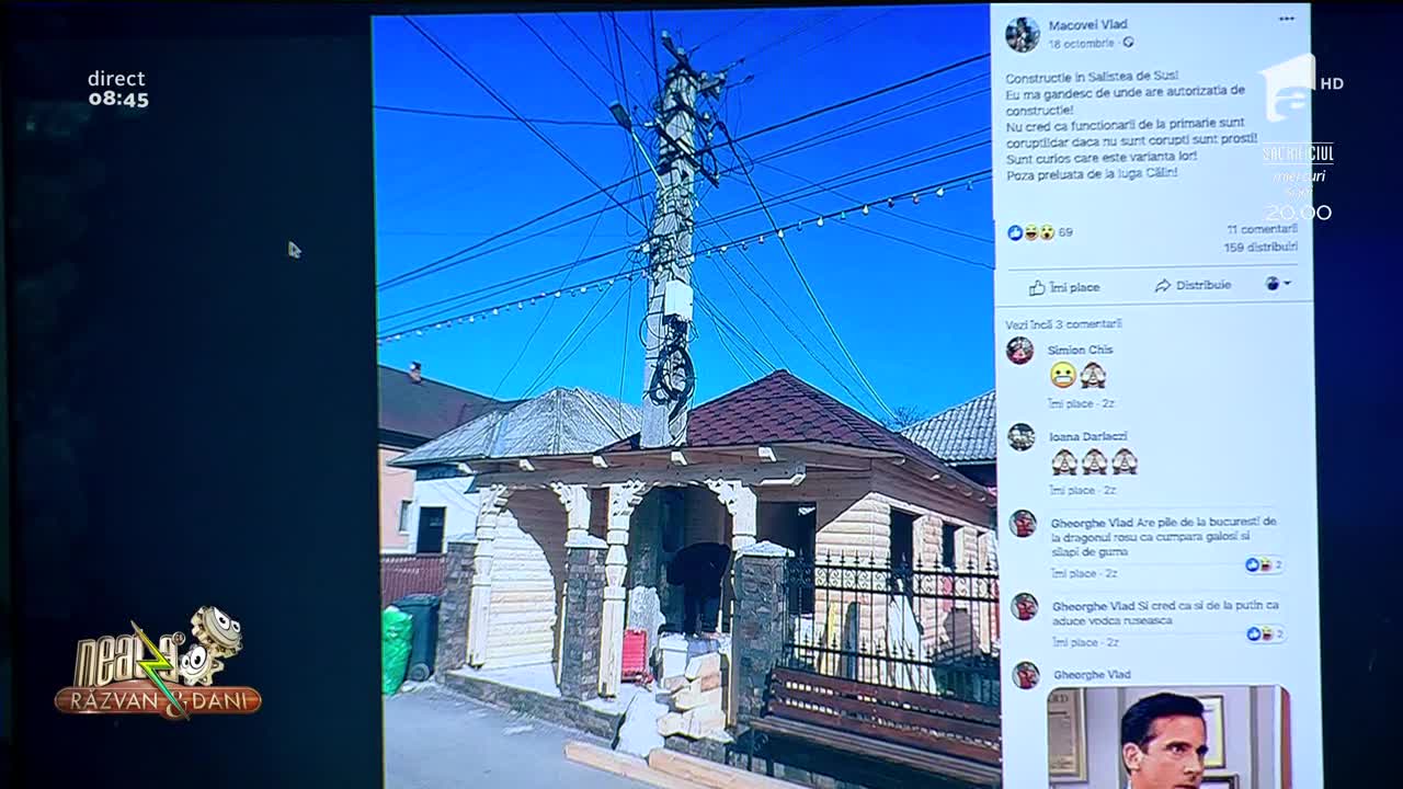 Smiley News - Neatza cu Răzvan și Dani. Casa construită &icirc;n jurul st&acirc;lpului de electricitate din localitatea Seliștea de Sus