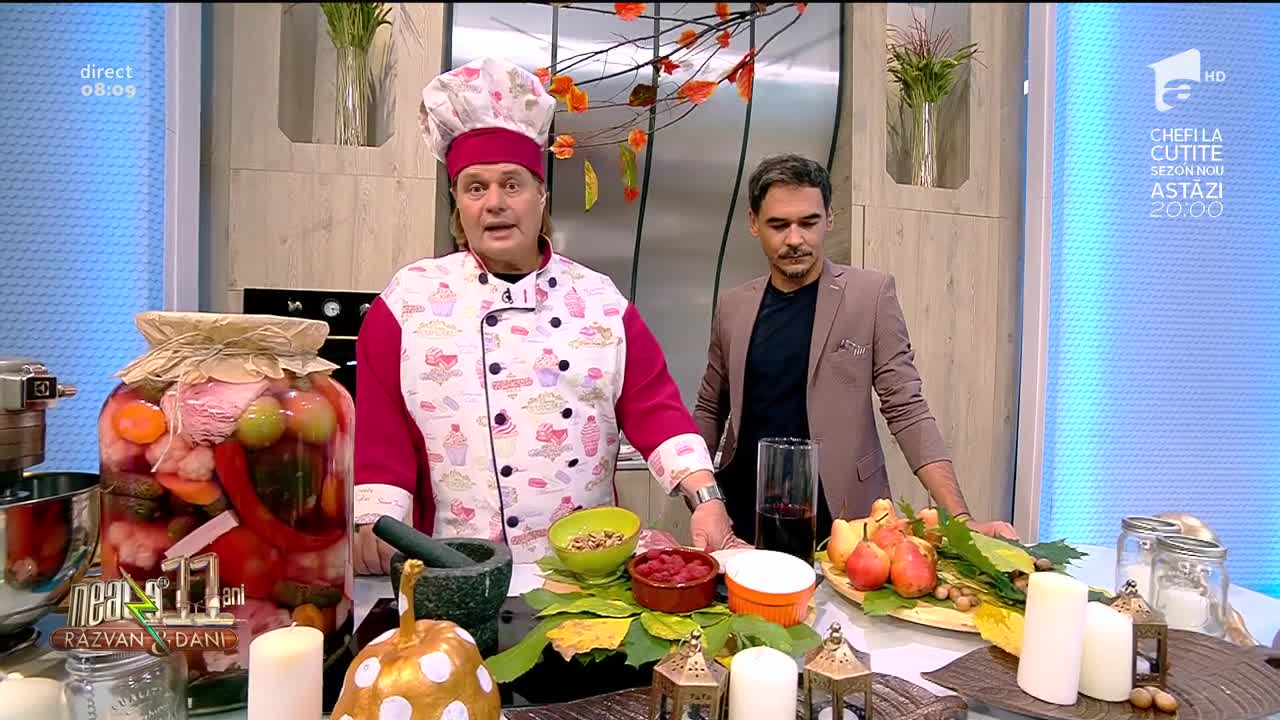 Rețeta Zilei - Neatza cu Răzvan şi Dani. Rață &icirc;n poante - piept de rață cu garnitură din pere