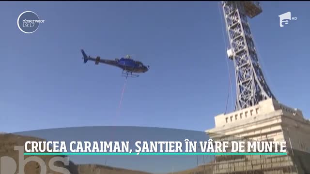 Cel mai spectaculos şantier al Rom&acirc;niei se află la aproape 2.300 de metri altitudine, &icirc;n inima Carpaţilor. Crucea de pe Caraiman a intrat &icirc;n reparaţii