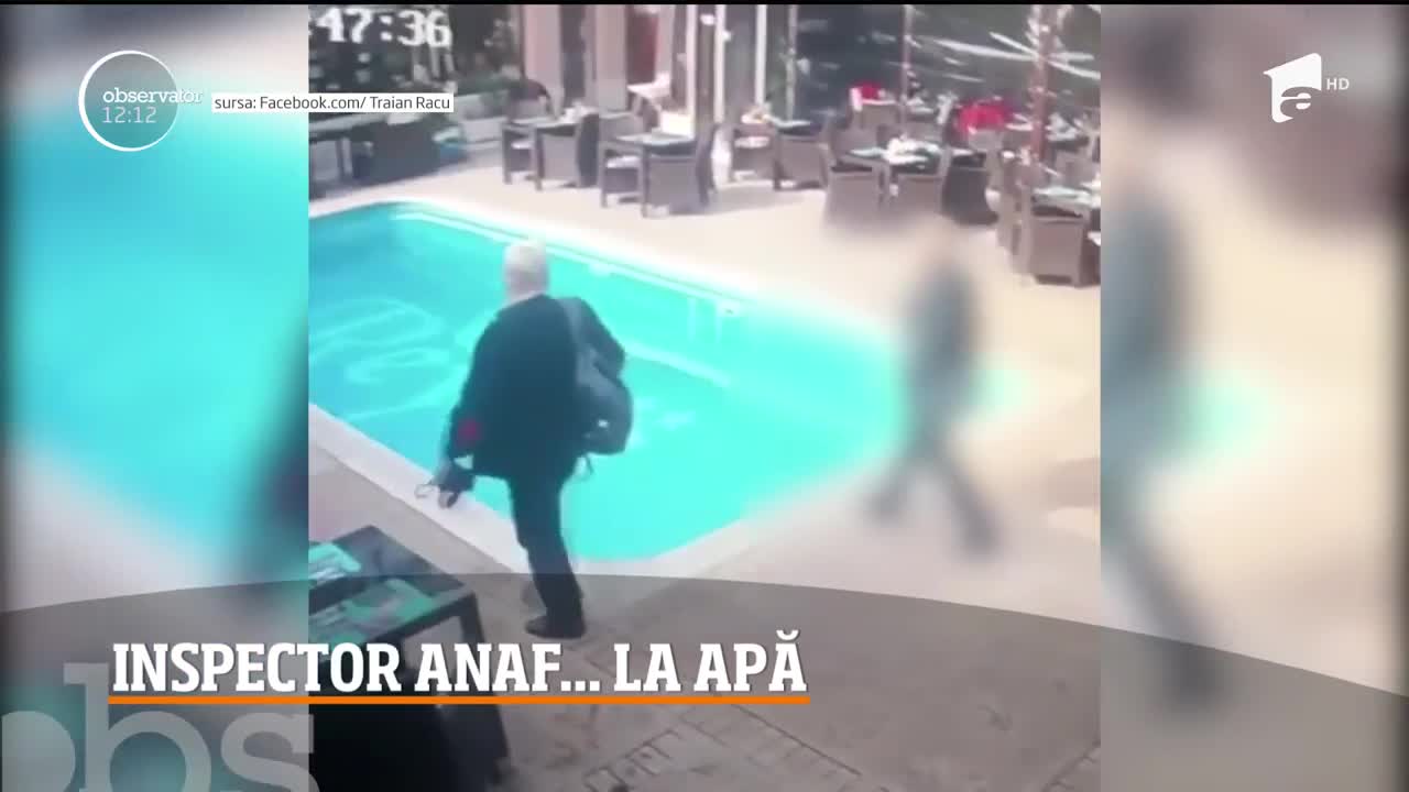 Un inspector ANAF a căzut &icirc;n piscină, &icirc;n timpul unui control pe care urma să &icirc;l facă la un hotel