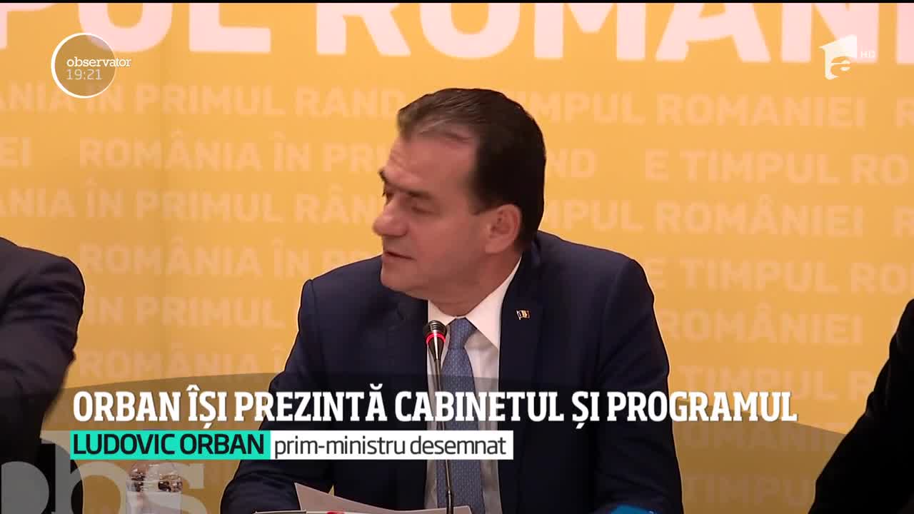 Ludovic Orban a subţiat structura Guvernului prin comasări de ministere