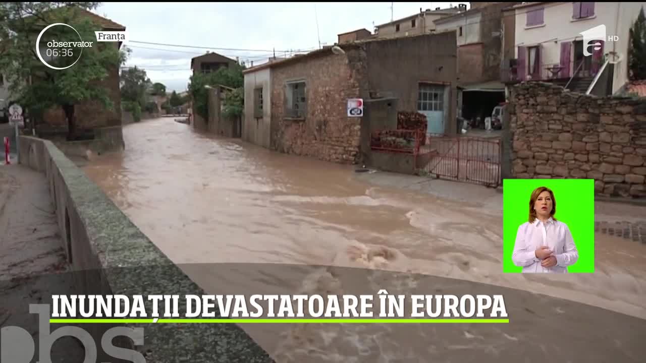 Inundații devastatoare &icirc;n Europa