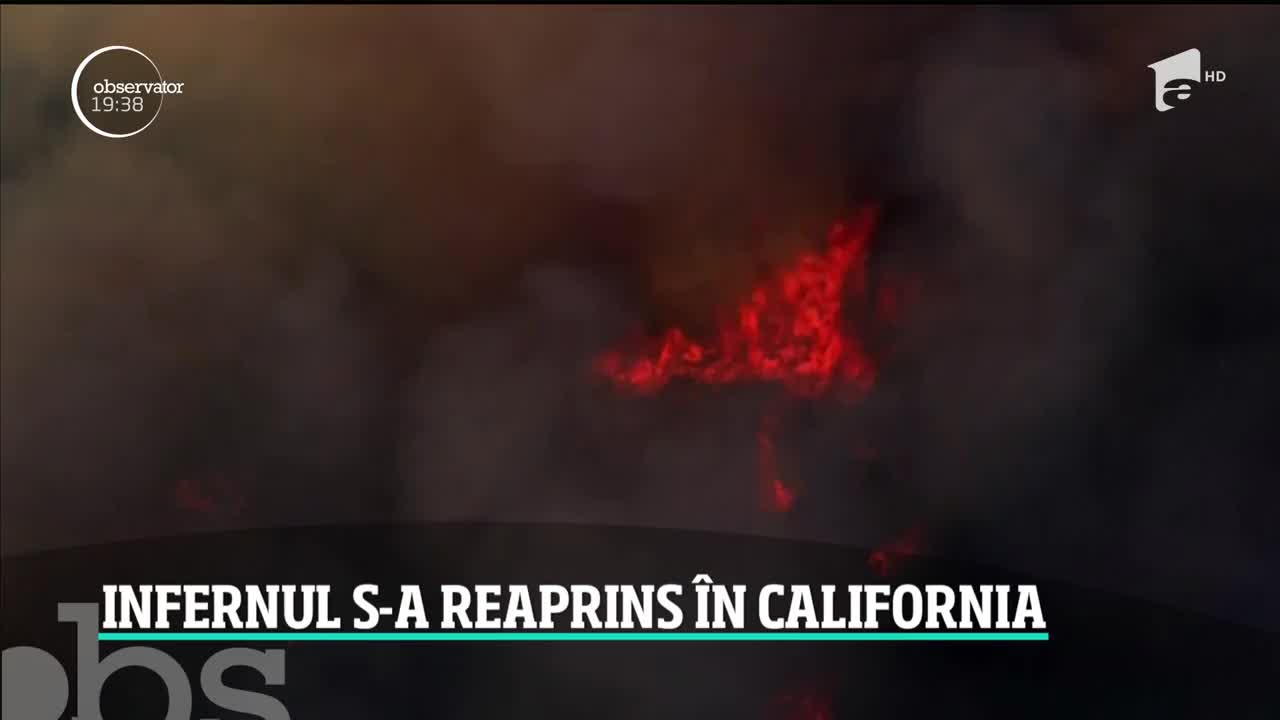 Incendiile de vegetaţie au pus din nou stăp&acirc;nire pe California