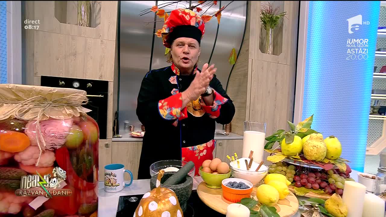 Rețeta Zilei - Neatza cu Răzvan şi Dani. Colarez cu lapte și dulceață de gutui