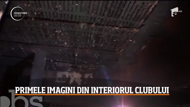 Primele imagini din interiorul Clubului Colectiv, locul &icirc;n care s-a produs incendiul ce a curmat 64 de vieţi!