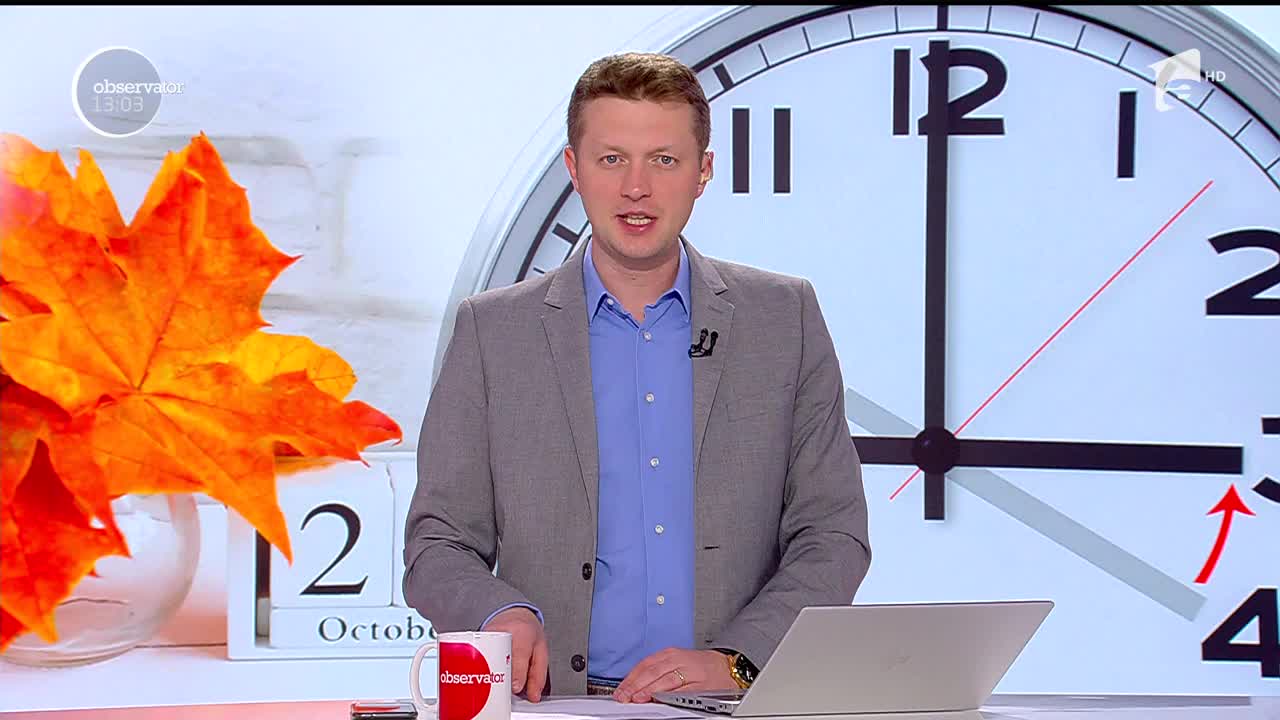 Rom&acirc;nia trece la ora de iarnă &icirc;n această noapte. Ora 4:00 va deveni ora 3:00
