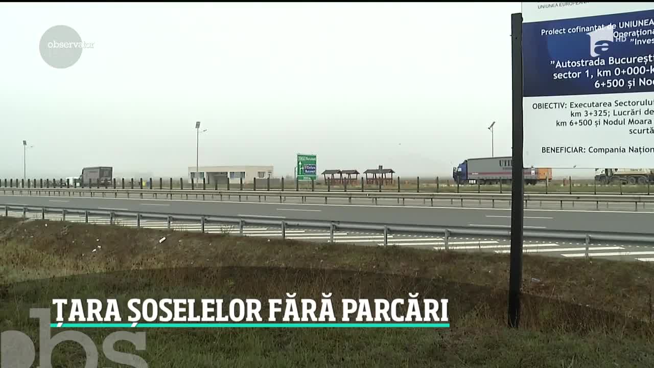 Şapte ani au trecut de c&acirc;nd autorităţile se chinuie să tot construiască parcări, benzinării şi toalete pe Autostrada Bucureşti-Ploieşti