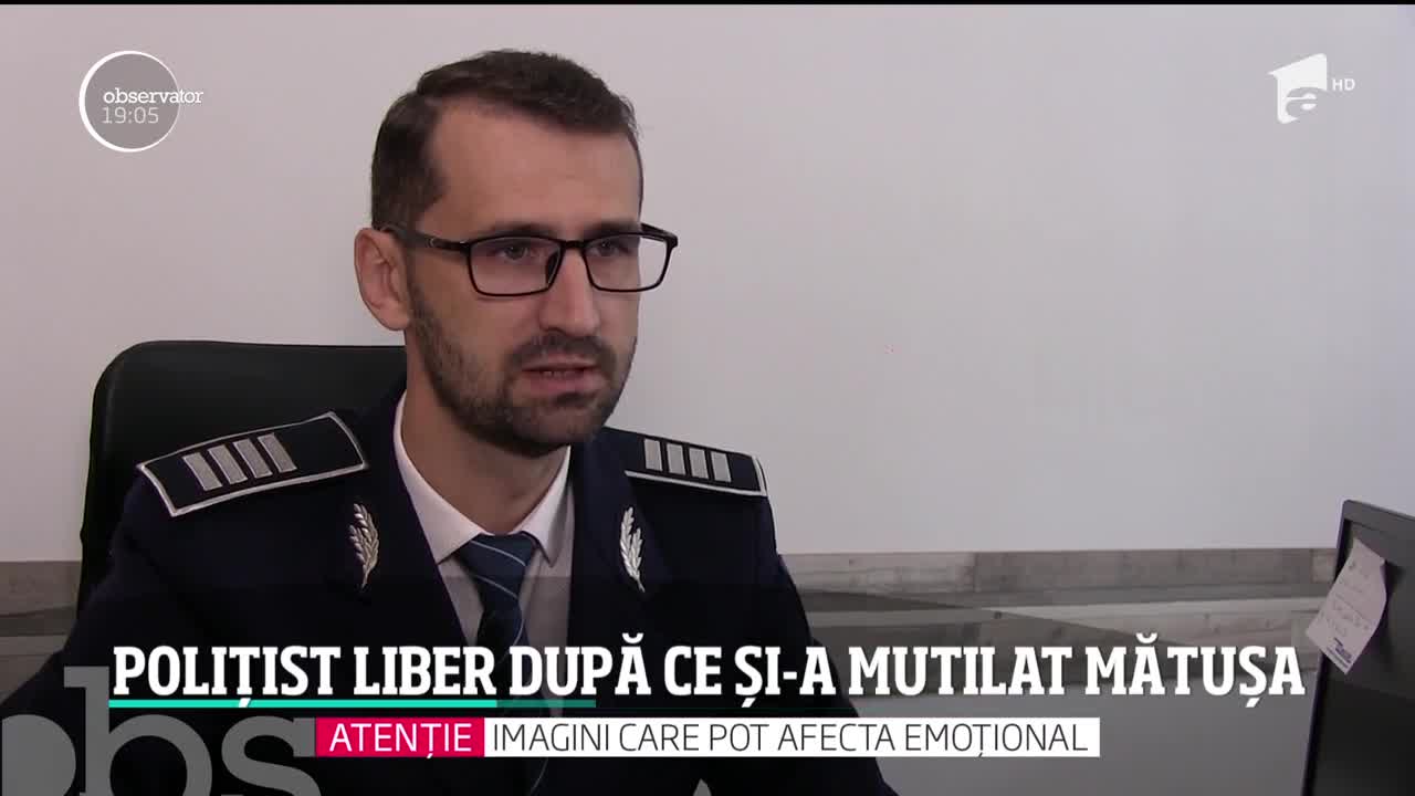 Un poliţist din Olt şi-a desfigurat &icirc;n bătaie propria mătuşă