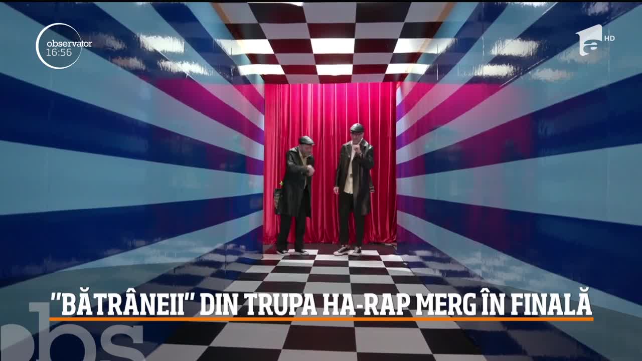 Trupa Ha-Rap, &icirc;n finala iUmor. Cristian Dumitru și Bogdan Nițu au făcut senzaţie cu piesa Vine pensia