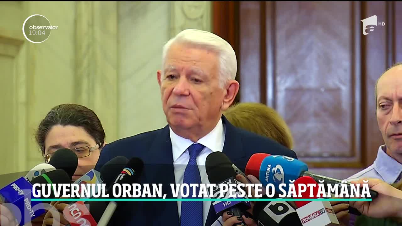 Guvernul Ludovic Orban, votat peste o săptăm&acirc;nă. Ce se &icirc;nt&acirc;mplă p&acirc;nă atunci
