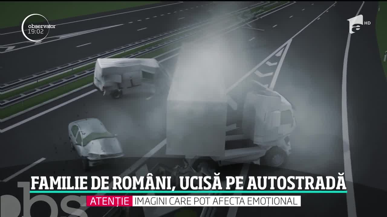 Familie de rom&acirc;ni, ucisă pe o şosea din Ungaria. Toţi au murit arşi de vii