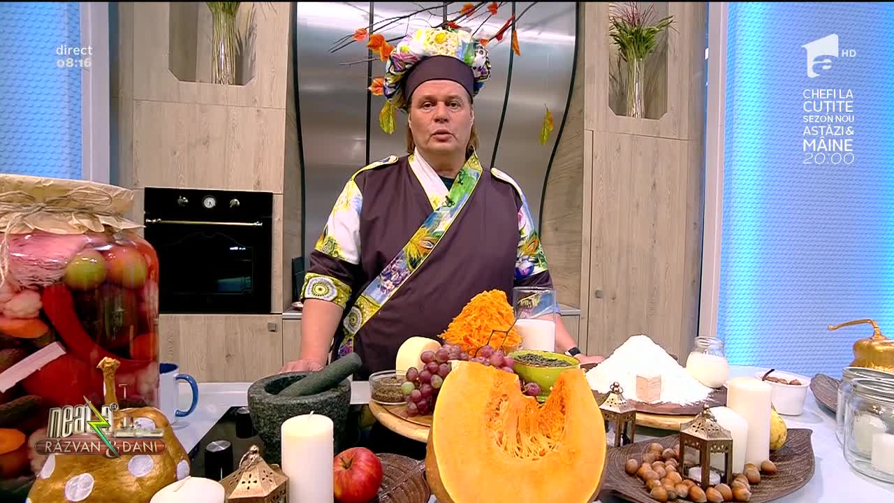 Neatza cu Răzvan şi Dani. Rețeta zilei: P&acirc;ine cu dovleac