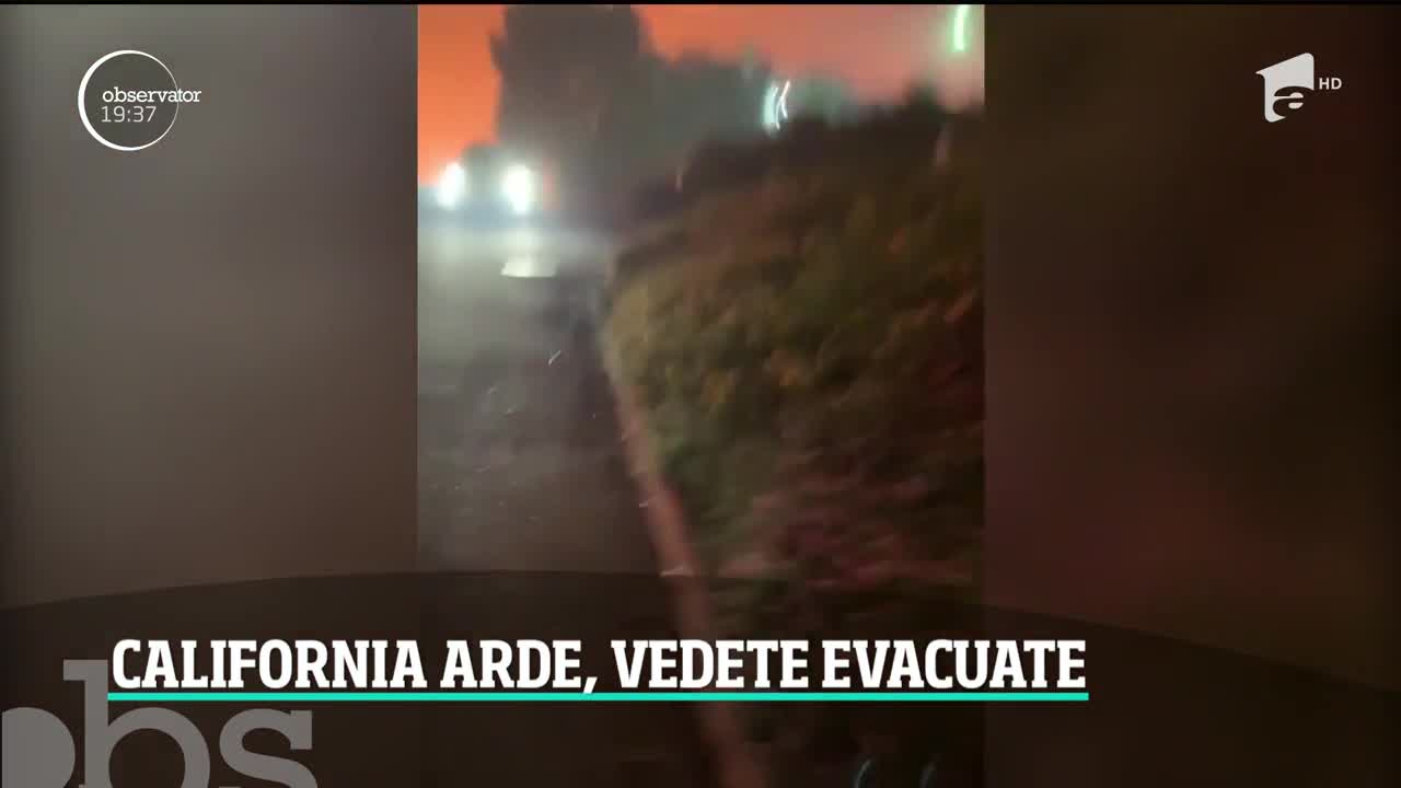 Incendiile de vegetaţie p&acirc;rjolesc California. 200.000 de oameni au primit ordine de evacuare