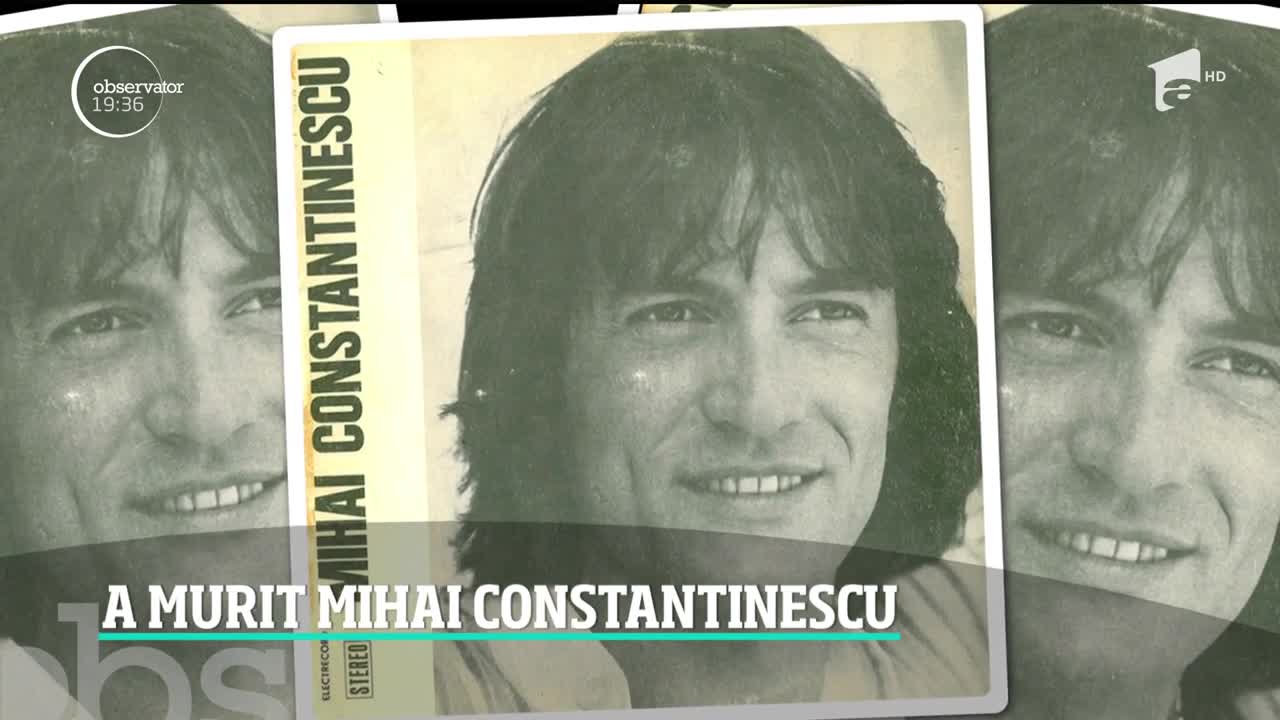 A murit Mihai Cosntatinescu. C&acirc;ntăreţul s-a stins din viaţă la 73 de ani