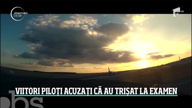 Viitori piloți acuzați că au trișat la examen