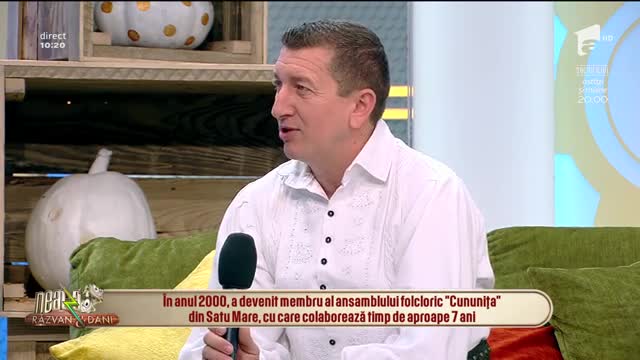 Neatza cu Răzvan și Dani. Petrică Mureșan c&acirc;ntă piesa Cr&acirc;șmăriță ochi de mură