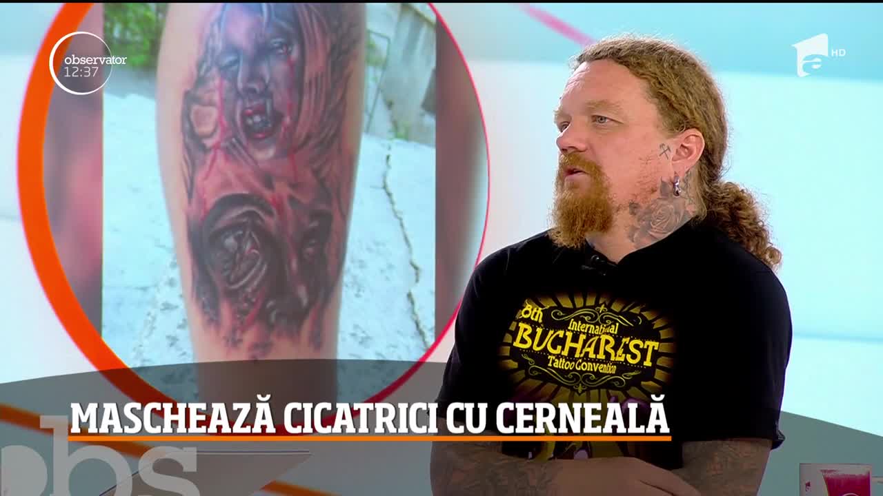 Costi Azoiţei, cel mai vechi tatuator din Rom&acirc;nia, totul despre arta tatuajelor. Acestea corectează şi maschează imperfecţiunile
