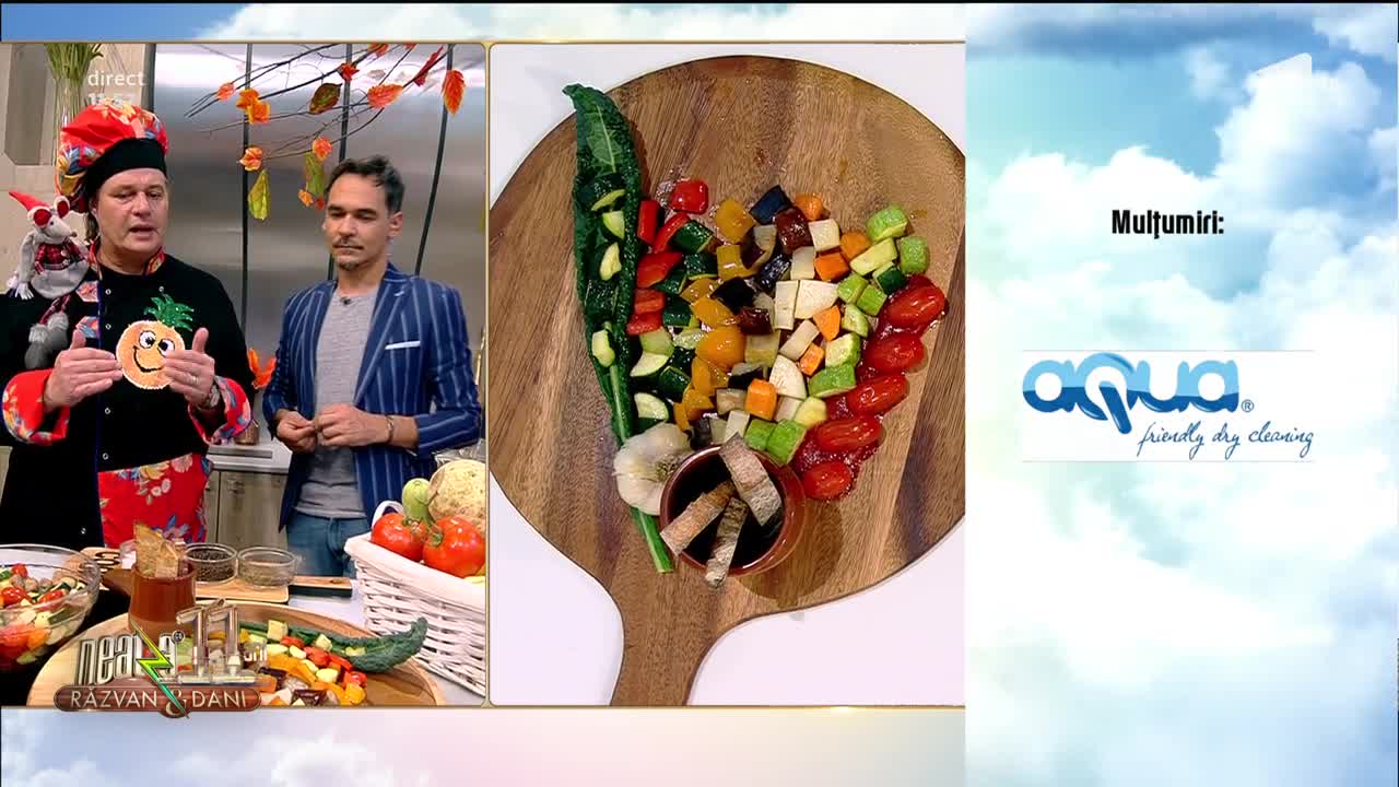 Rețeta Zilei - Neatza cu Răzvan şi Dani. Vlăduț a gătit Ratatouille