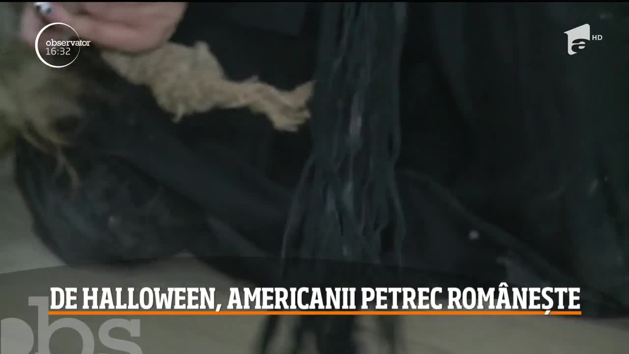 De Halloween, americanii petrec rom&acirc;nește, la Sighişoara