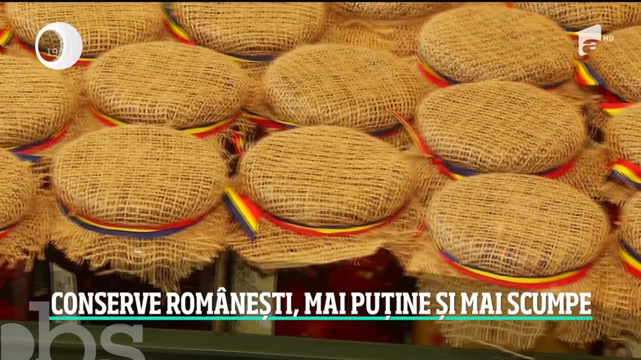 Criza conservelor rom&acirc;neşti. De ce dispar din magazine magiunul, zacusca şi zarzavaturile la borcan