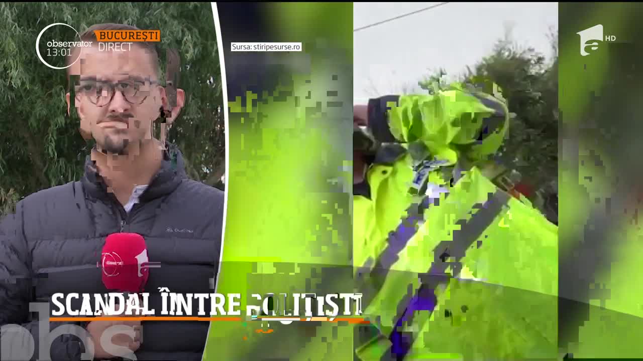 Scandal &icirc;ntre polițiști, &icirc;n trafic. Un poliţist local a refuzat să se legitimeze