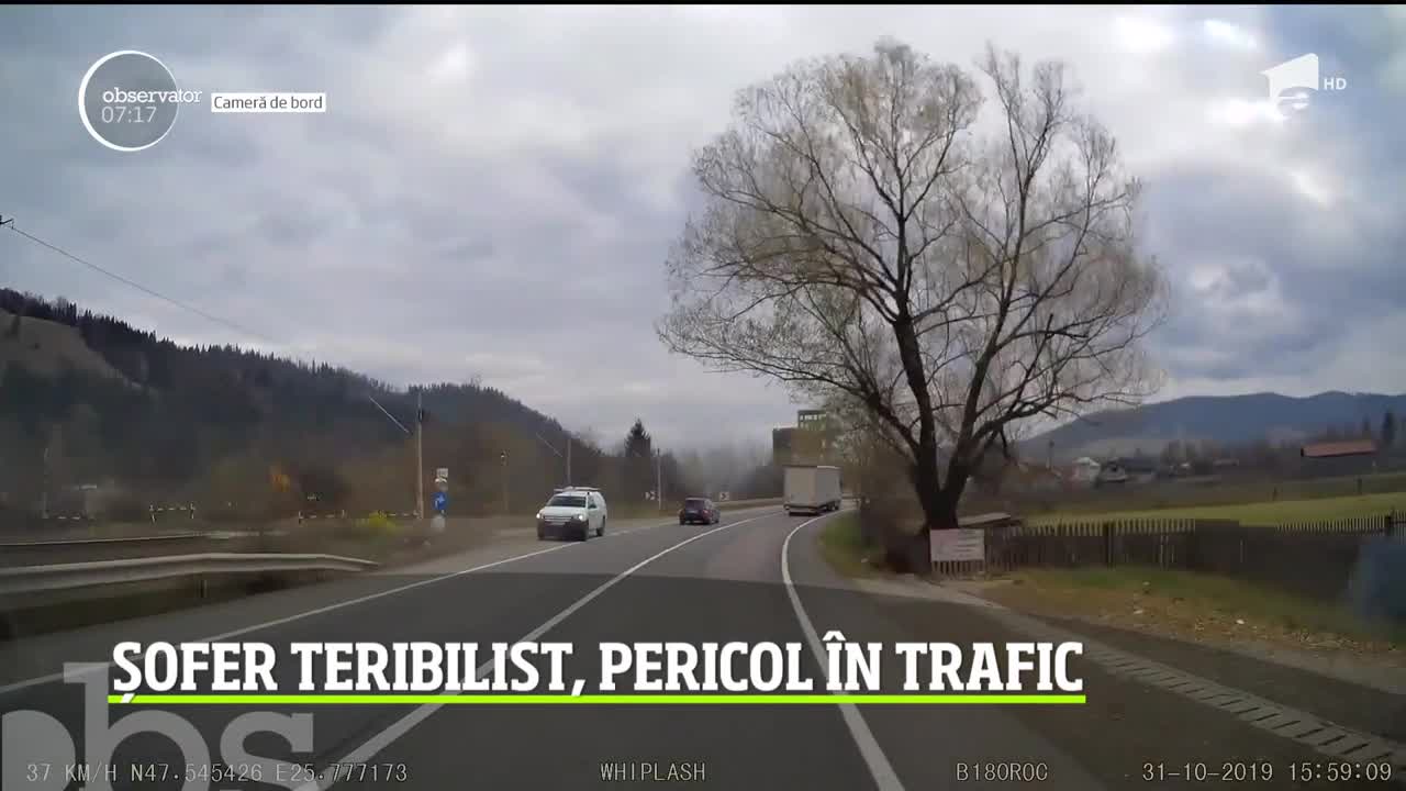 Șofer teribilist în trafic! Ce a încercat să facă acesta - VIDEO