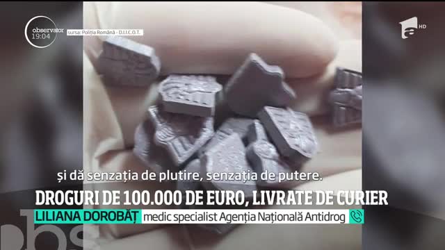 Droguri &icirc;n valoare de 100.000 de euro, livrate de curier. Anchetatorii au găsit şi un drog nou