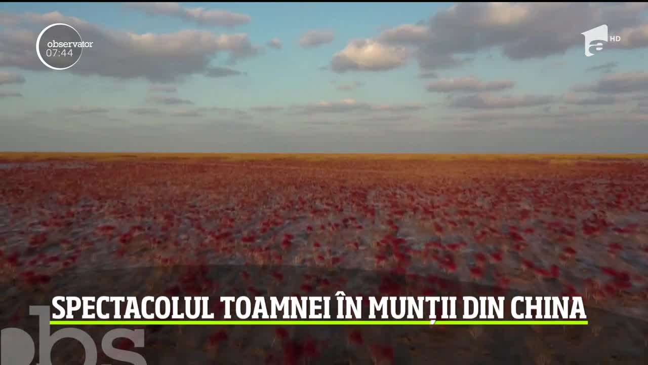 Spectaolul toamnei &icirc;n Munții din China