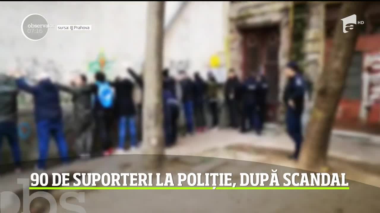 Scandal uriaş &icirc;n Ploieşti, la finalul unui meci de fotbal. Suporterii s-au luat la bătaie, &icirc;n plină stradă
