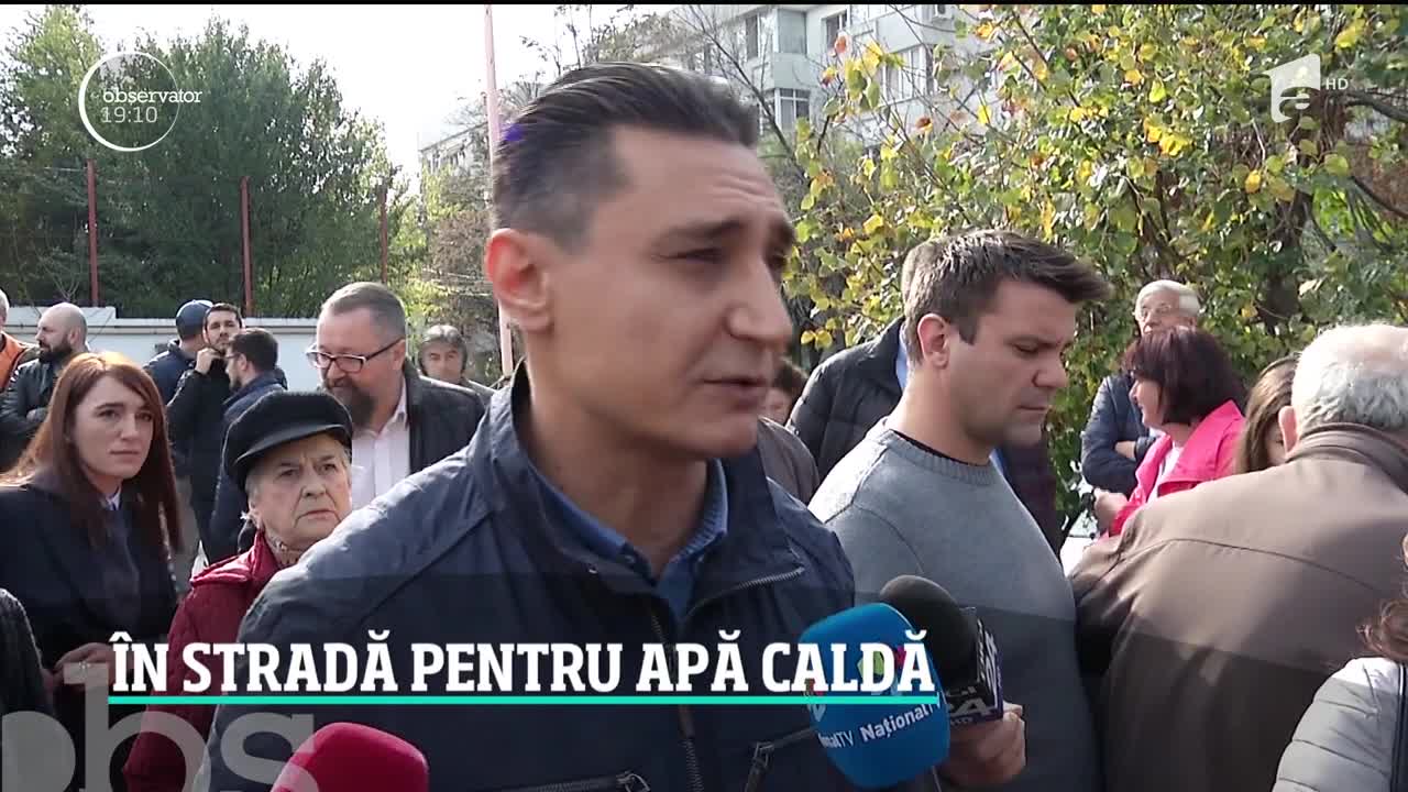 &Icirc;n stradă pentru apă caldă.  Zece mii de oameni sunt afectaţi de lucrările RADET dintr-un cartier select din Capitală