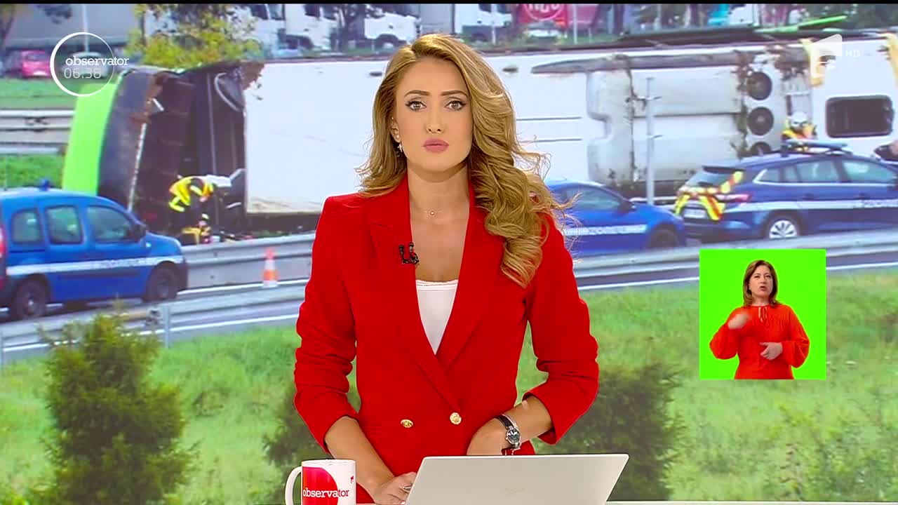 Grav accident rutier &icirc;n nordul Franţei. Doi rom&acirc;ni se numără printre cele 33 de persoane rănite