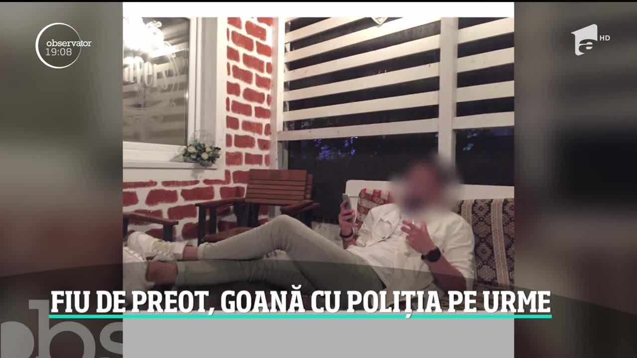 Fiul unui preot din Vaslui, băut şi fără permis, a fost &icirc;ncătuşat de poliţişti după o urmărire ca-n filme
