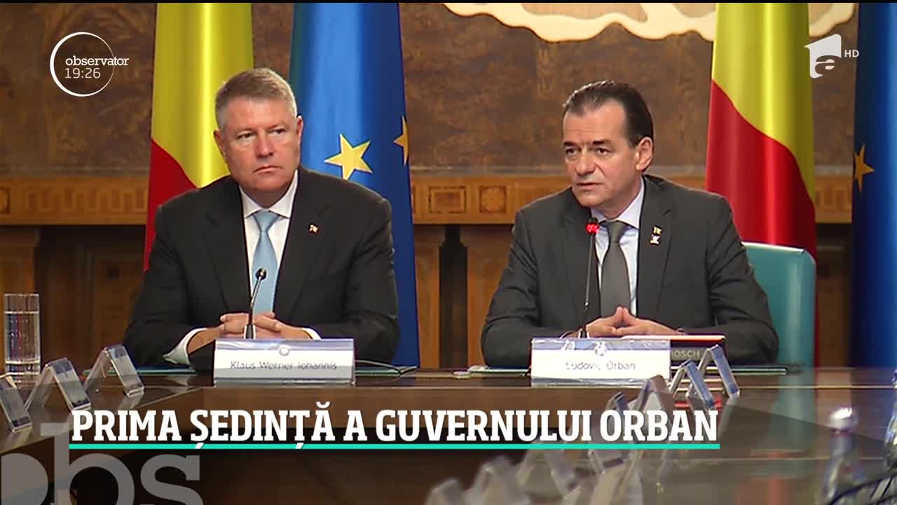 Guvernul Orban a &icirc;nceput "curăţenia" &icirc;n aparatul guvernamental
