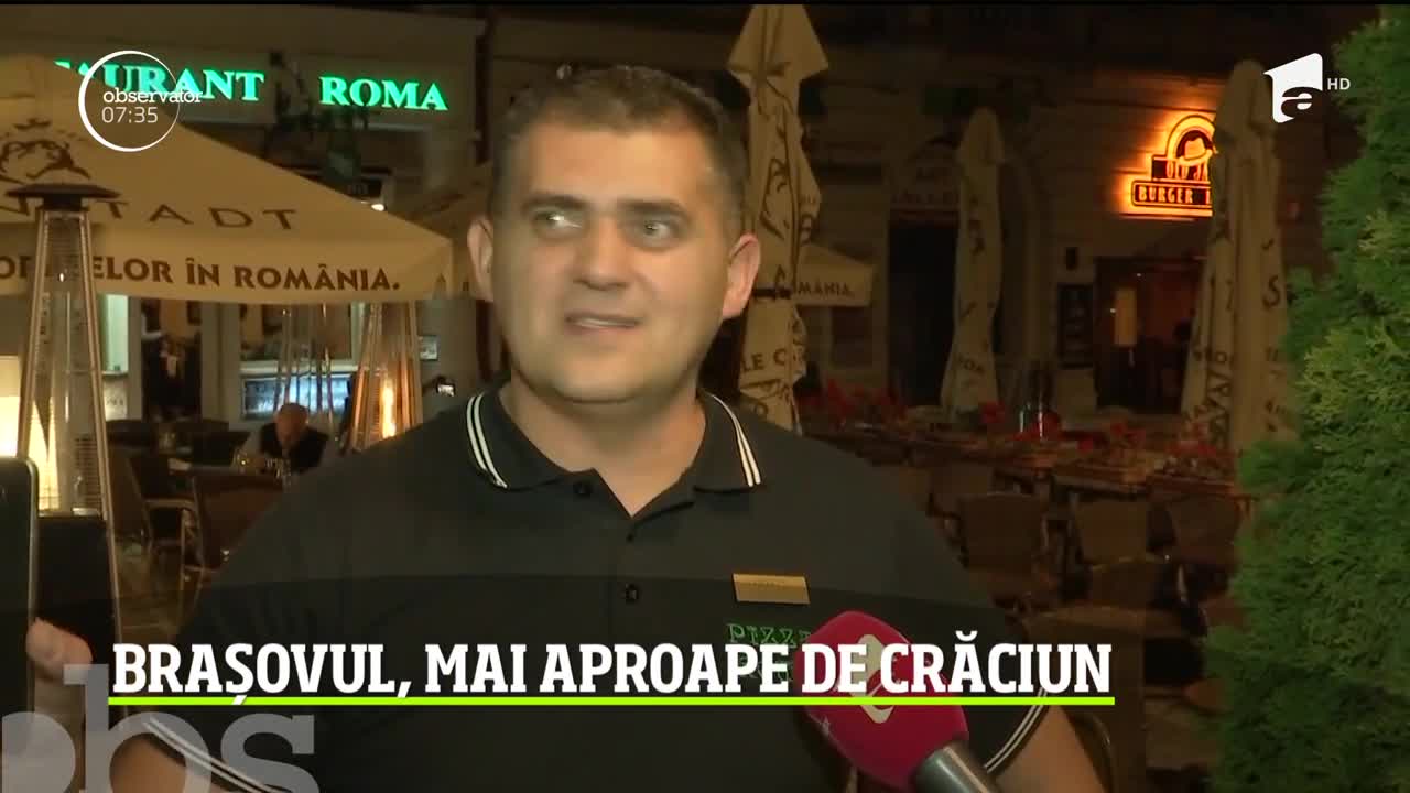 Magia sărbătorilor de iarnă &icirc;ncepe deja să &icirc;nvăluie marile oraşe. Brașovul şi-a primit cu cinste un brad de poveste