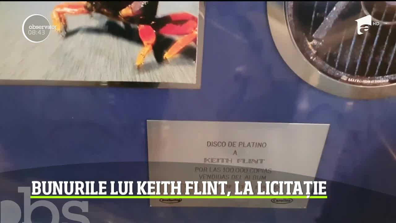 Mai multe obiecte personale ale solistului Keith Flint de la Prodigy, v&acirc;ndute la licitaţie!