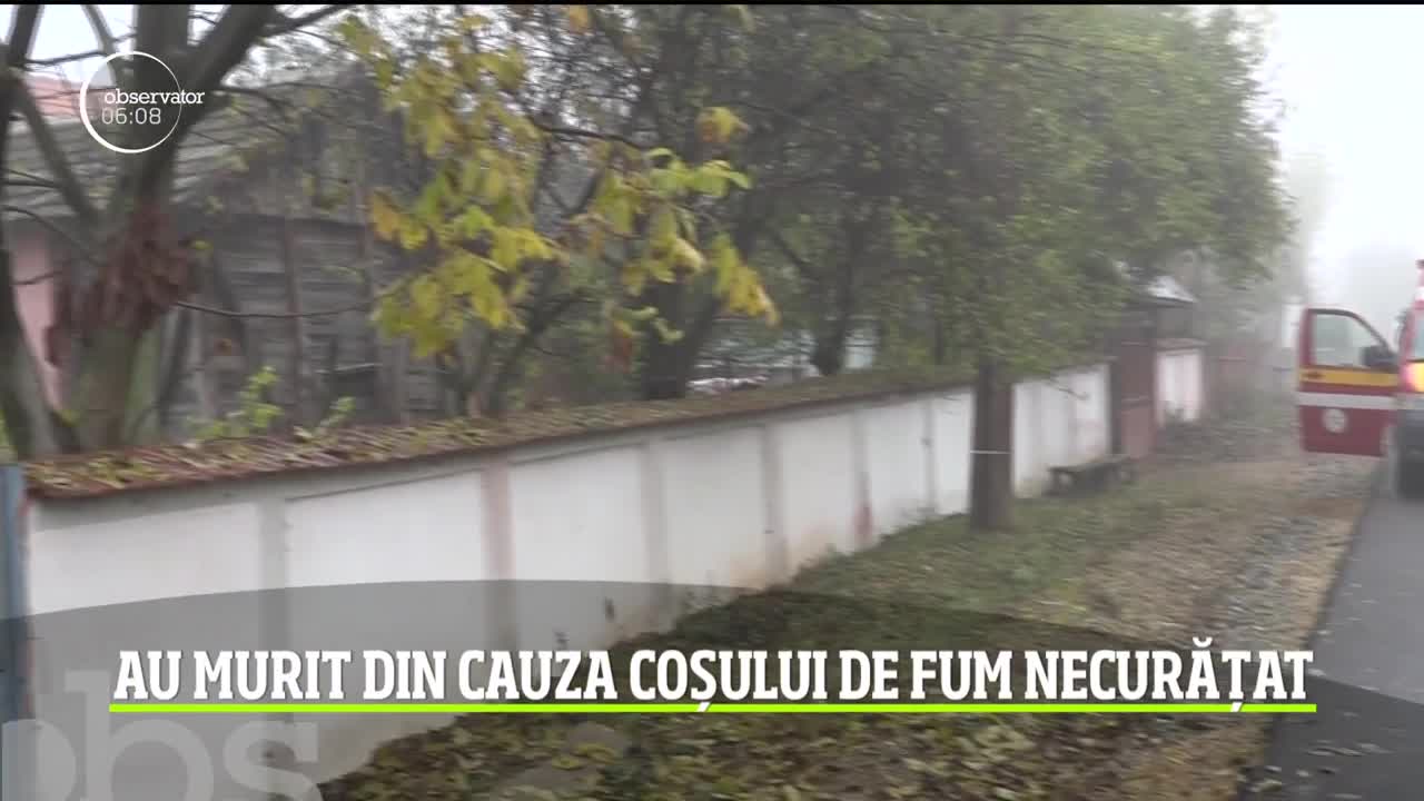 Doi soţi din Mehedinţi au murit intoxicaţi cu monoxid de carbon de la o sobă al cărei horn nu fusese curăţat