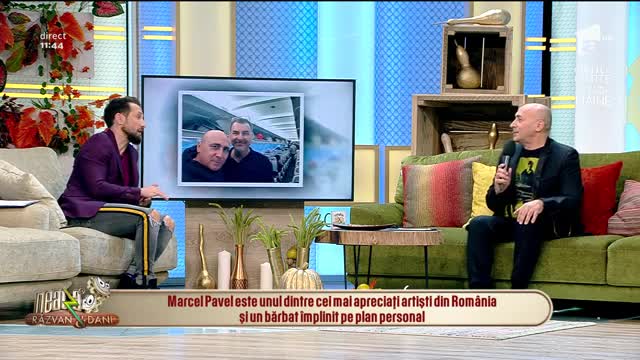 Marcel Pavel c&acirc;ntă, la Neatza cu Răzvan și Dani, melodia "Z&acirc;mbetul tău"