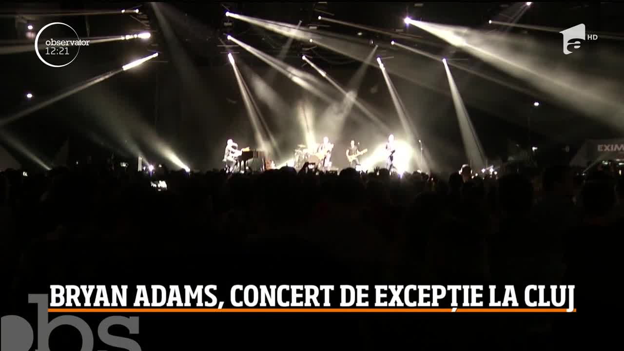 Bryan Adams, concert de excepție la Cluj-Napoca