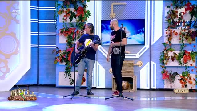 Țapinarii c&acirc;ntă, LIVE la Neatza cu Răzvan și Dani, melodia Marea și Rock-ul