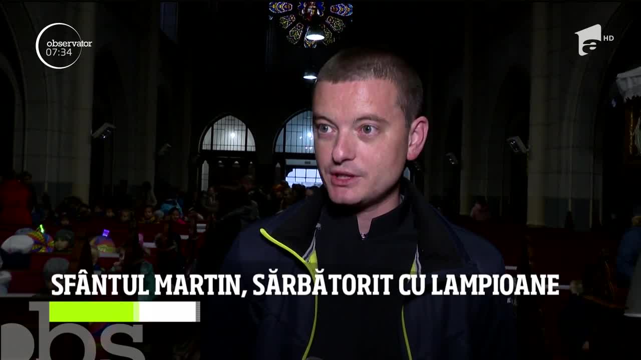 Străzile din Timişoara au fost luminate de zeci de lampioane colorate. Copiii de grădiniţă au făcut felinarele pentru a-l sărbători pe Sf&acirc;ntul Martin