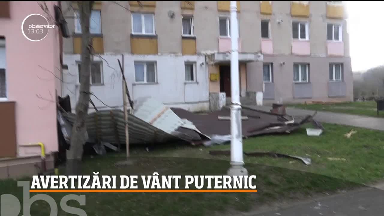 Este cod galben de v&acirc;nt puternic &icirc;n mai multe judeţe din ţară
