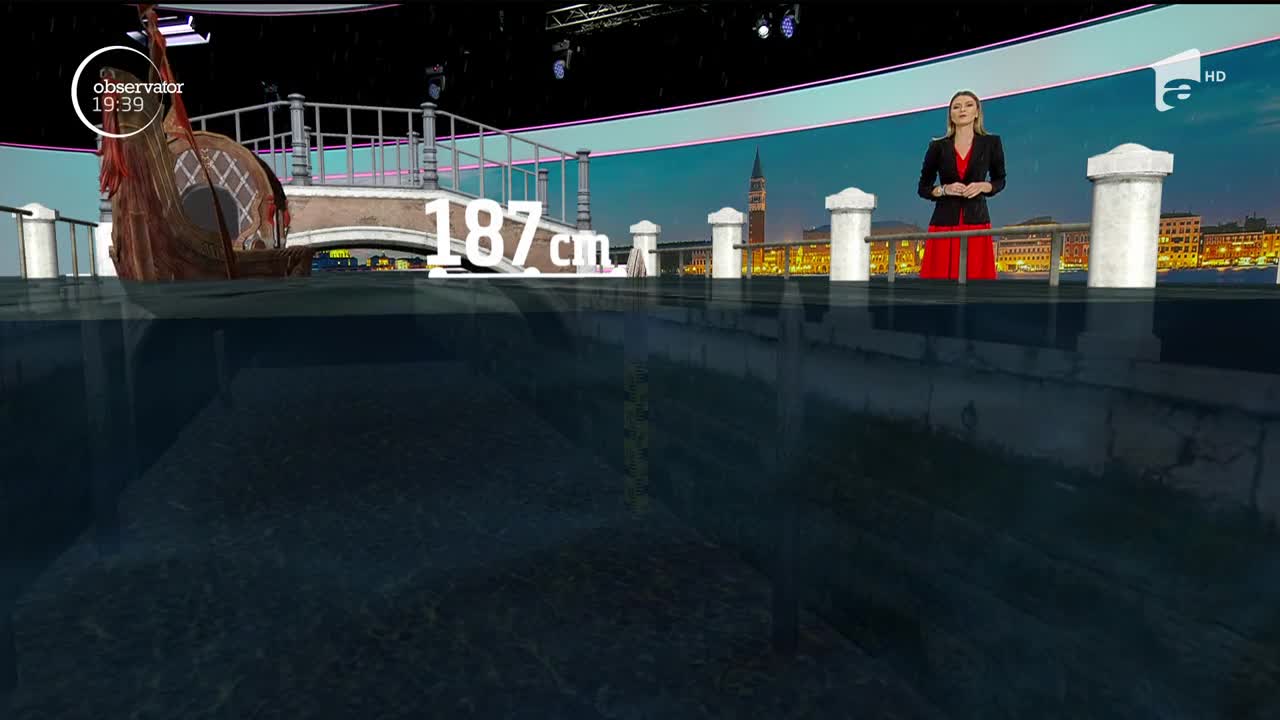 Unul dintre cele iubite oraşe ale Europei este lovit de catastrofă. Pieţele, muzeele şi palatele Veneţiei sunt sub ape