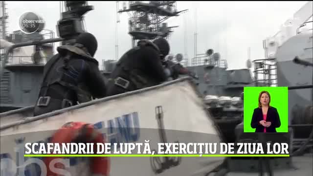 Scene desprinse parcă din filmele de acţiune, &icirc;n Portul Militar Mangalia. Scafandrii de luptă din trupele speciale ale Marinei au făcut mai multe demonstraţii de ziua lor